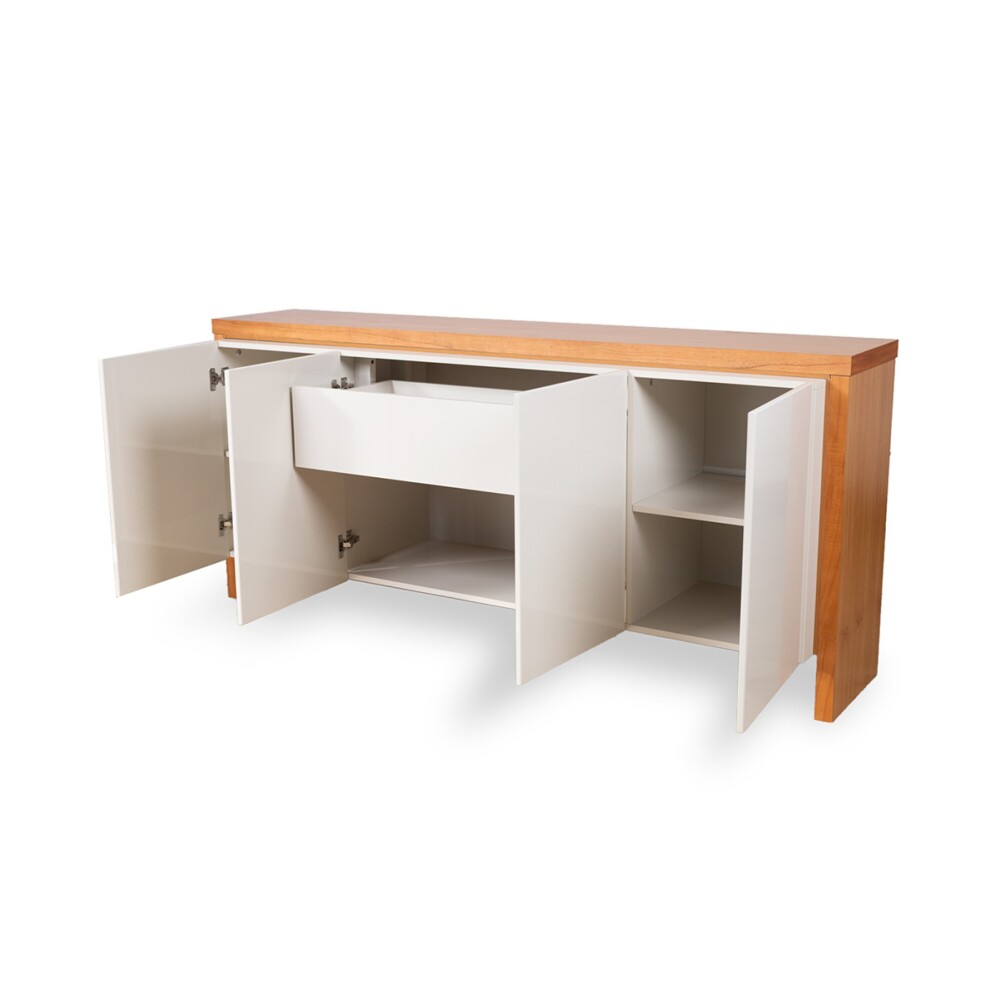 Aparador Buffet NORD 1.8 - Linea Manhattan Off White / Cinamomo