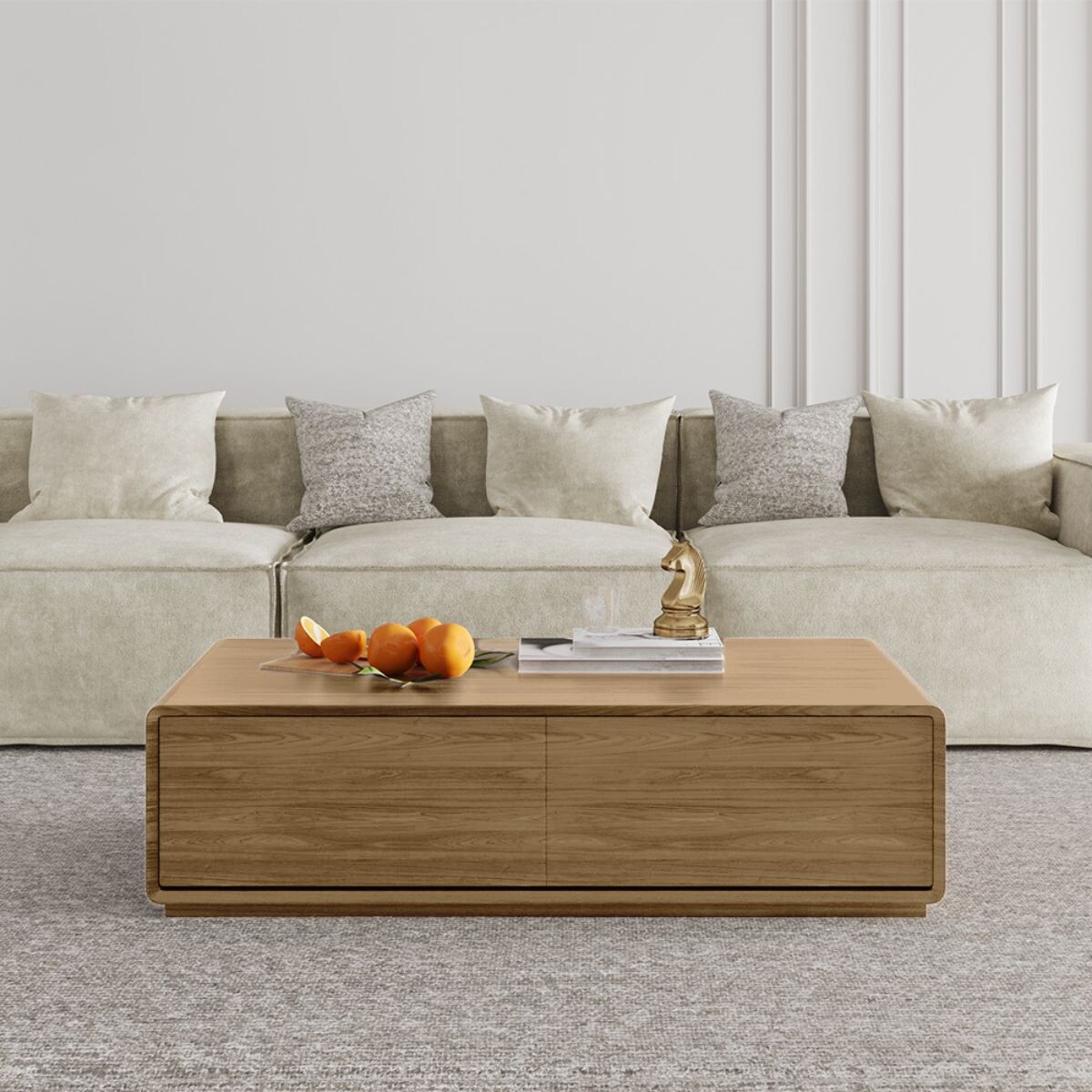 MESA DE CENTRO WINK BEIGE RECTANGULAR 