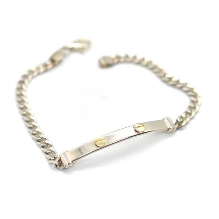 Pulsera en Oro y Plata 925 Pulsera en Oro y Plata 925