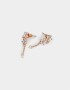 Aros Colgantes Cortos Premium Rose Aros - Dorado Oro Rosa