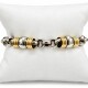 Pulsera plata y oro Pulsera plata y oro