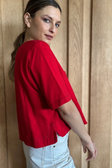 Remera Fresa Rojo