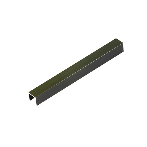 Perfil Para Pared Aluminio Verde Mate 3Mts Largo Viscardi 000