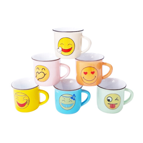 Taza de cerámica emojis 70ml Taza De Cerámica Emojis 70ml