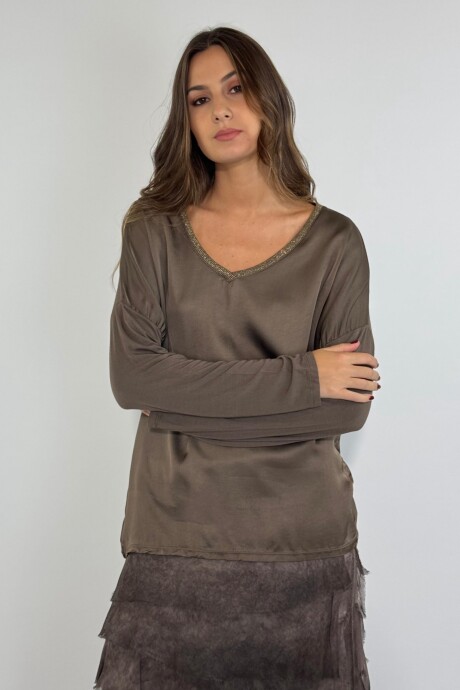 BLUSA IMELDA Tostado