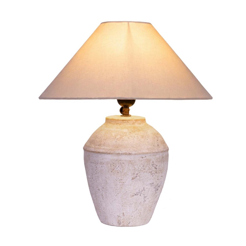 LÁMPARA DE MESA VASE I SMALL CERAMICA NATURAL-BEIGE BEIGE