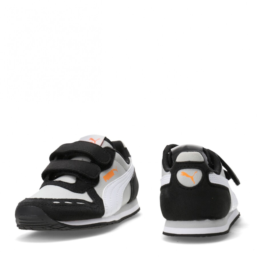 Championes de Niños Puma Cabana Racer SL 20 V Gris - Negro - Blanco