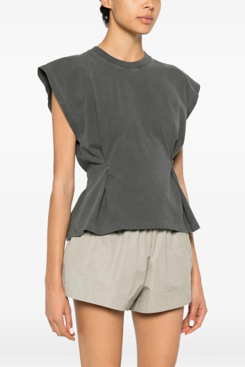 REMERA ZERO WASTE ADJUSTABLE Gris