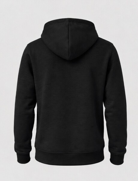 CAMPERA UNISSEX BÁSICA ADULTO NEGRO