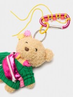 Llavero Charm Oso Con Auriculares multicolor