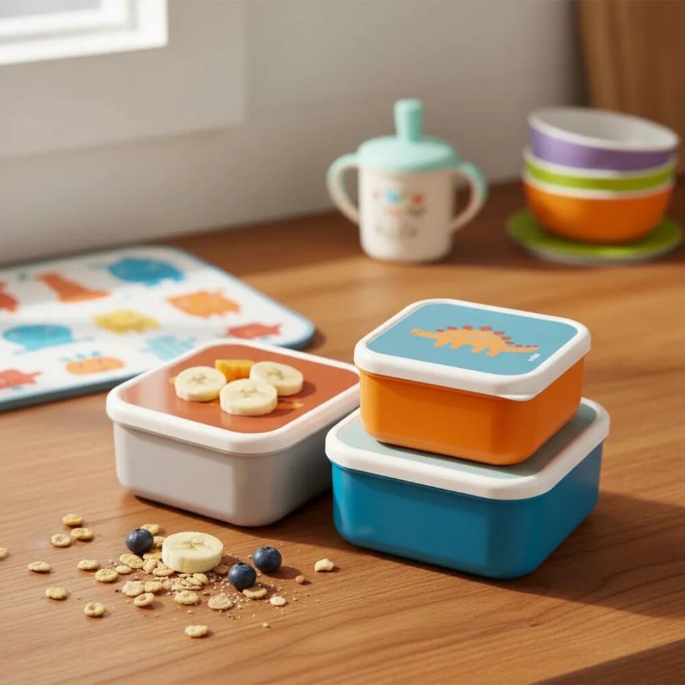 Set x3 tupper animales BUBA dino magic