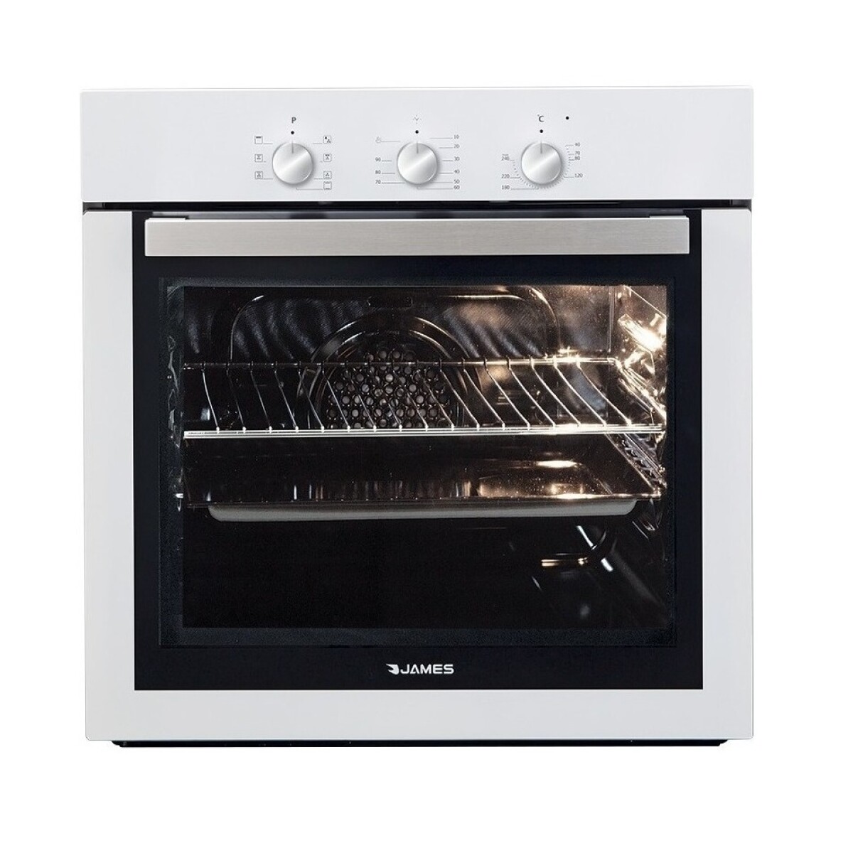 Horno De Empotrar James Hee Blanco Conveccion Grill 
