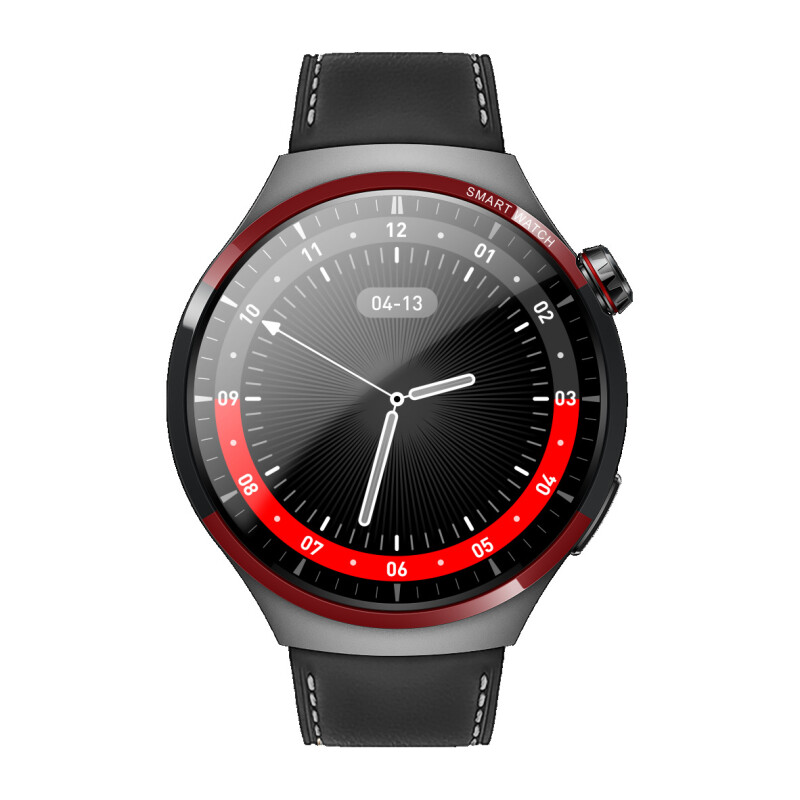 Reloj smartwatch watch 4 pro Wearfit con malla de cuero Reloj smartwatch watch 4 pro Wearfit con malla de cuero