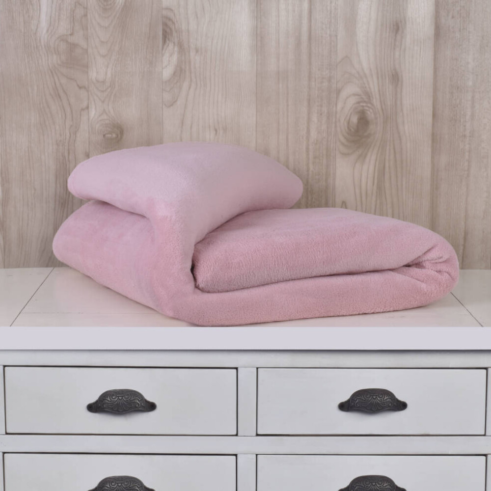 Manta Soft Rosa 280x240 cm