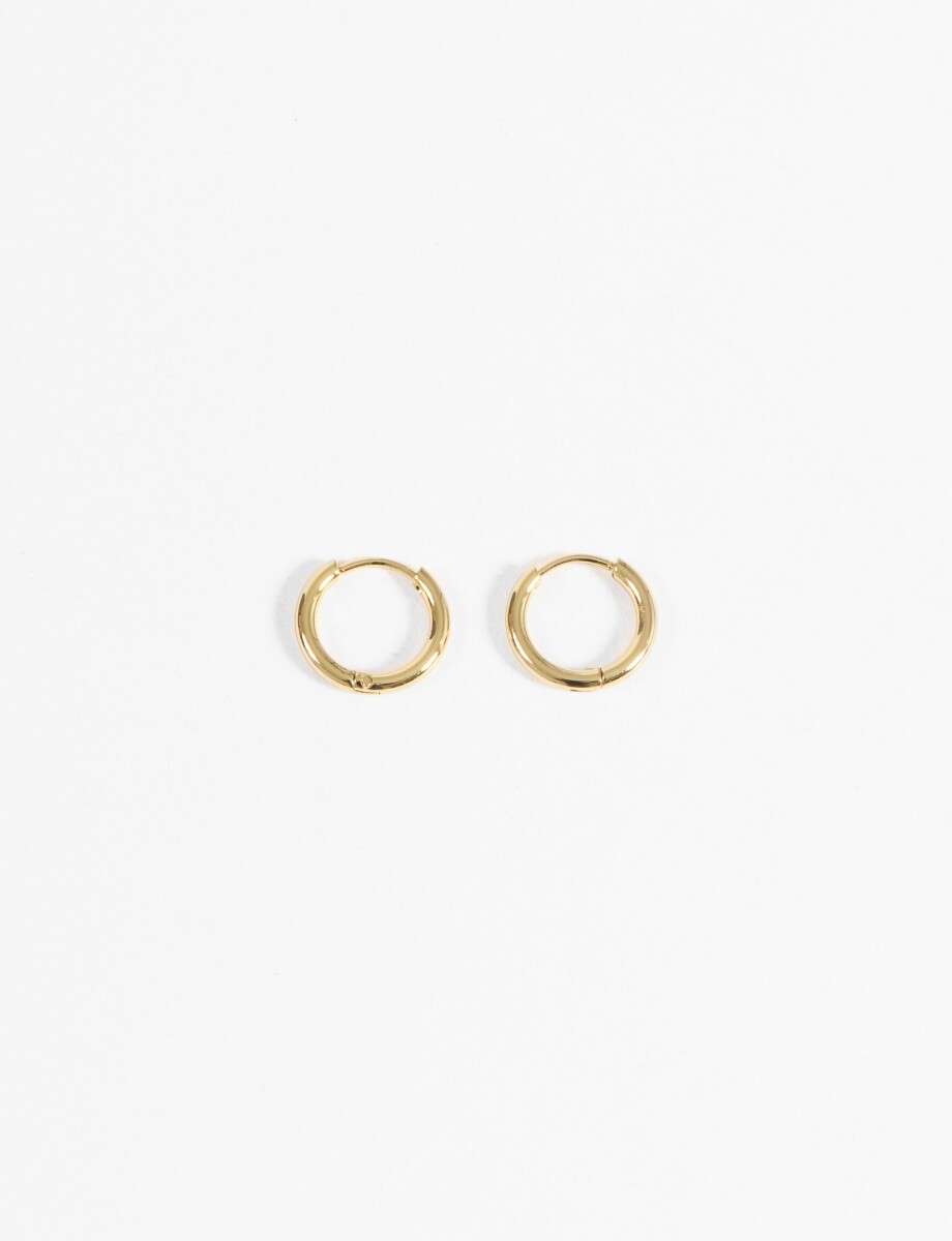 Aros acero extra small - dorado 