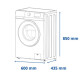 Lavarropa JAMES LR 1008 Inverter 6 Kg Silver Lavarropa JAMES LR 1008 Inverter 6 Kg Silver