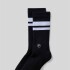 Medias The Everyday Crew Sock Unisex Black / Classic White Stripe