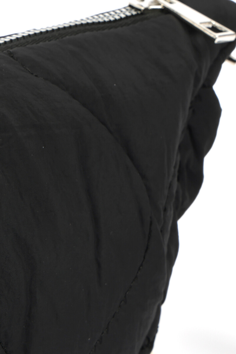 Riñonera de nylon Negro