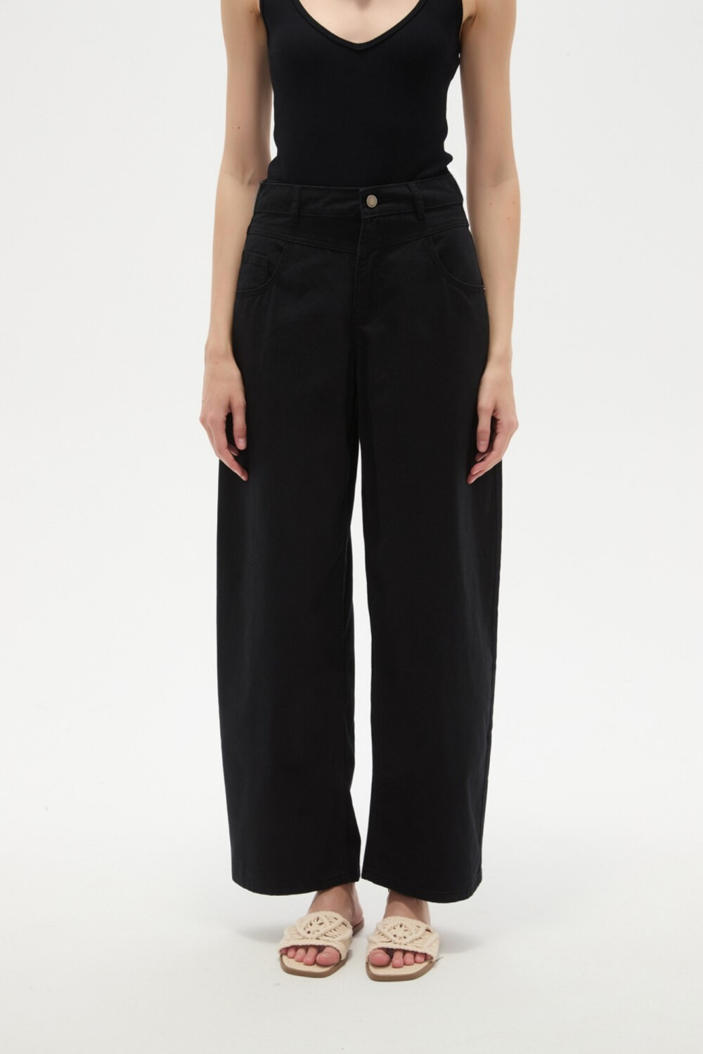 Pantalon Grava Negro