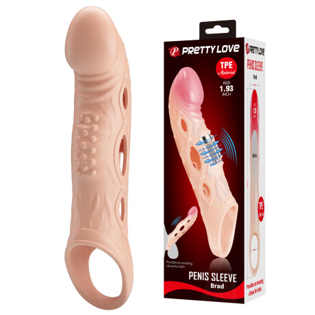 Funda Vibradora Penis Sleeve Brad Pretty Love Funda Vibradora Penis Sleeve Brad Pretty Love