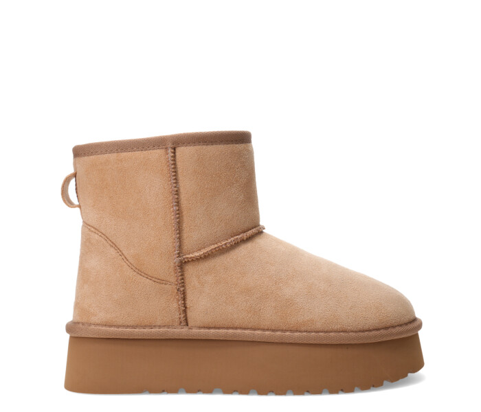 Bota CREEK con plataforma Tan