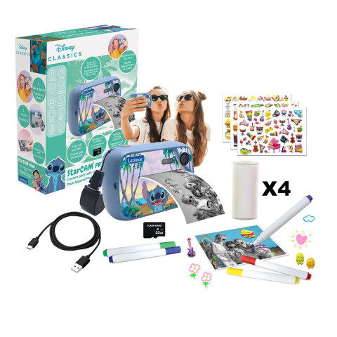 Cámara Fotográfica Instantánea Lexibook Stitch U