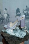 None Bridal Heels Lila