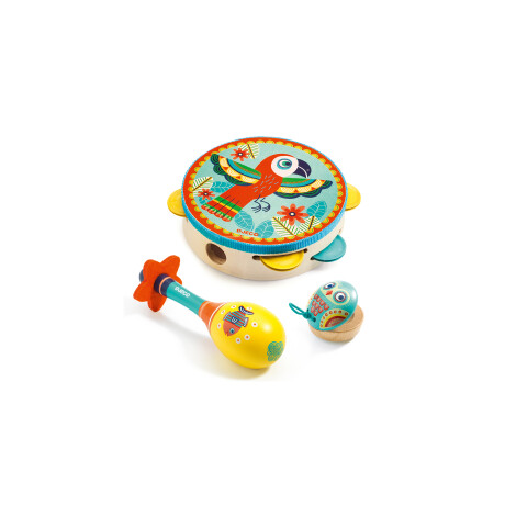 Set de Tres Instrumentos Djeco Madera