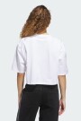 ESSENTIALS CROP TEE Blanco