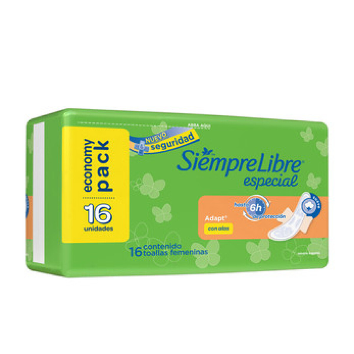 Siempre Libre Especial c/Alas x16 | Protección Extendida y Confort