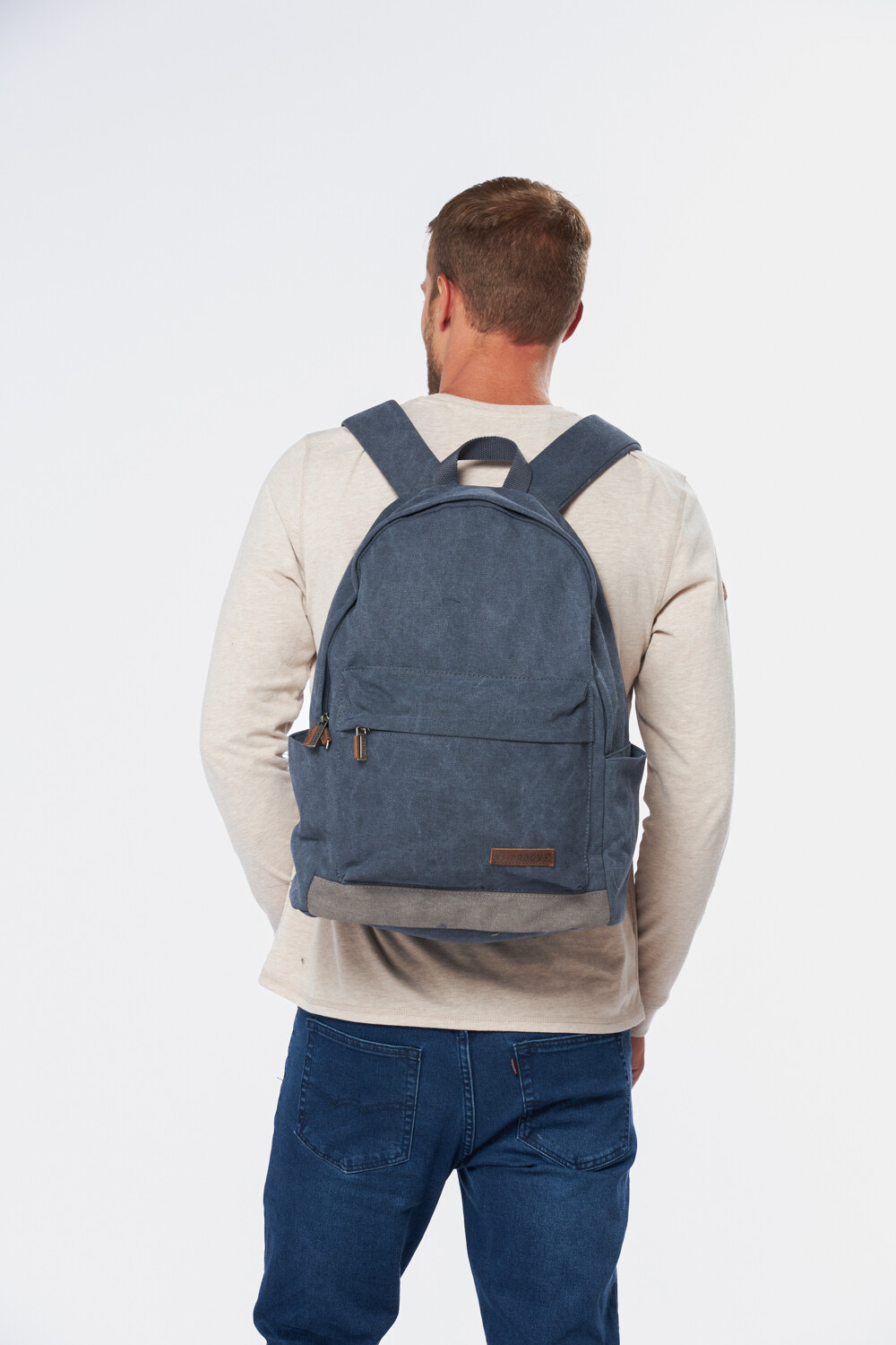 MOCHILA DE LONA Azul