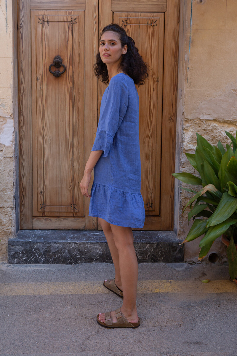 Vestido Malaga Azul Jean
