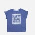 Remera con estampa localizada AZUL MARINO