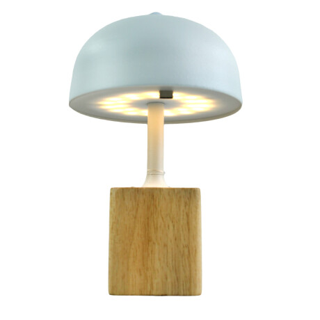 LAMPARA LED HONGUITO BASE CUADRADA MADERA 6X6CM USB 18CM ALTO LAMPARA LED HONGUITO BASE CUADRADA MADERA 6X6CM USB 18CM ALTO