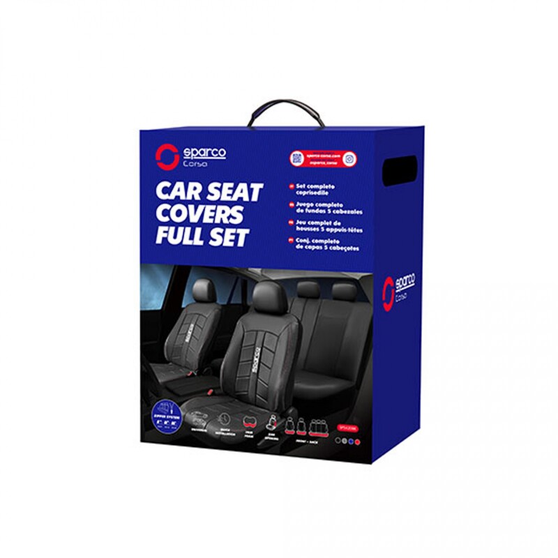 Sparco Cubre Asiento PVC Negro Sparco Cubre Asiento PVC Negro