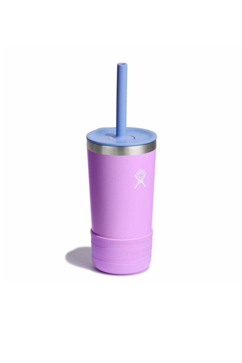 Kids 12oz Tumbler with Straw and Boot Anemone