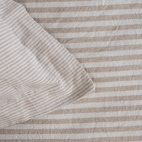 FUNDA NÓRDICA QUEEN ALGODON REVERSIBLE STRIPES