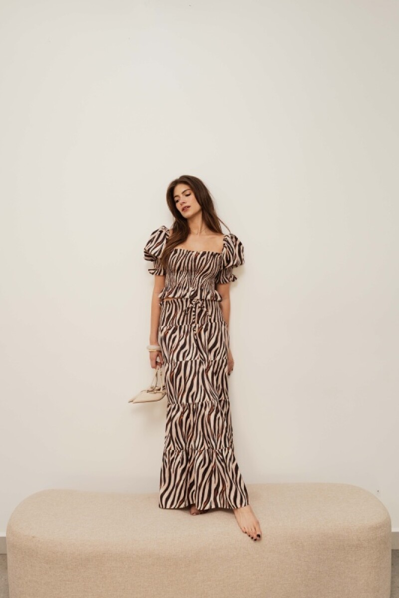 FALDA AURELIA AUTUMN ZEBRA FALDA AURELIA AUTUMN ZEBRA