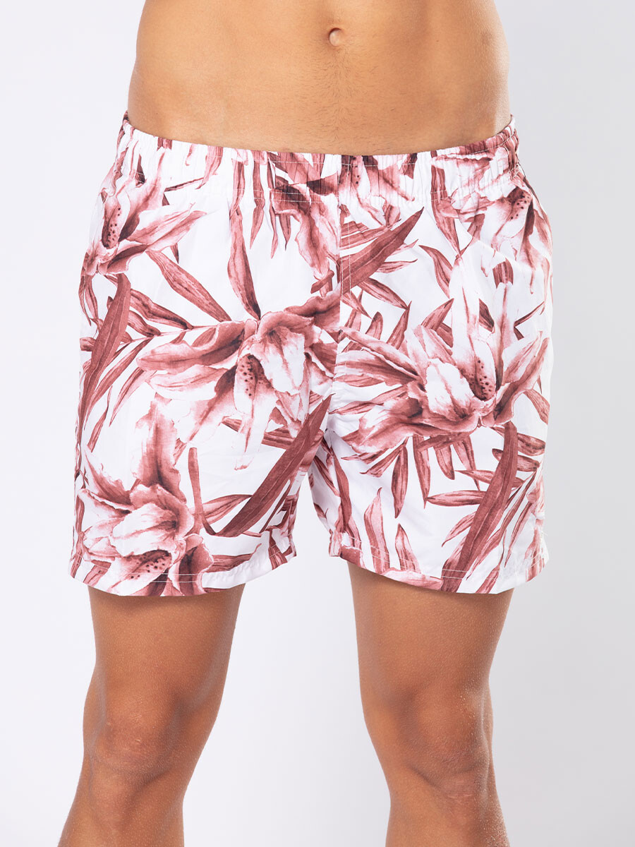 SHORT BAÑO TRAPLE DIXIE - Rojo 