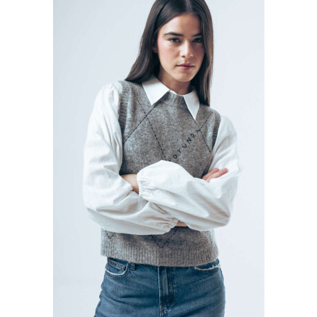 Chaleco Yei Gray