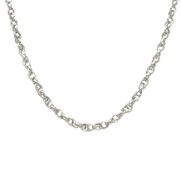 Cadena Rolo doble- Plata 925 - Sin Piedra - CD3265 sinpiedra