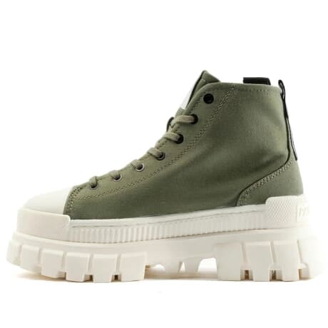 Bota Palladium Moda Dama Revolt Hi Tx Vetiver S/C