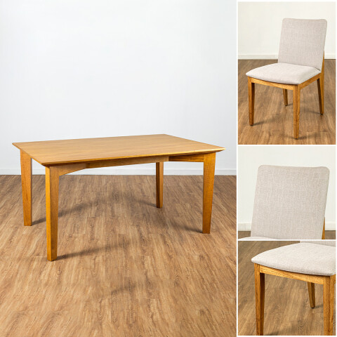 JUEGO COMEDOR XS08/6 - CREMA 305540/SE (CD) Unica