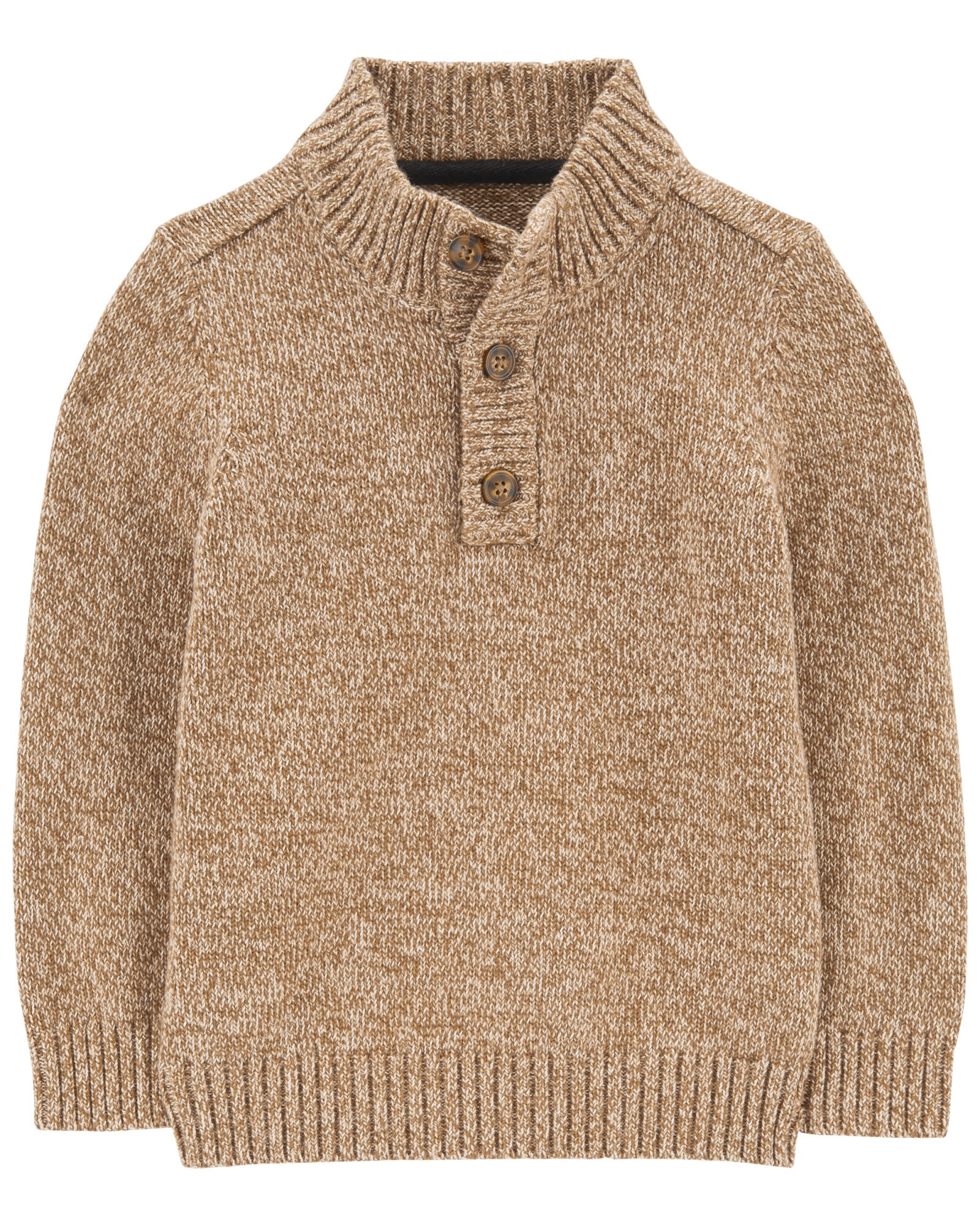 Buzo de algodón, beige jaspeado. Talles 2-5T Buzo de algodón, beige jaspeado. Talles 2-5T