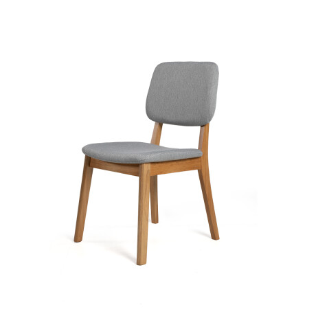 Silla Classic - Tela Rústica Ceniza Claro