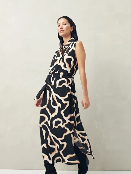 VESTIDO D.CASSIN SANTA TERESA NEG NARA