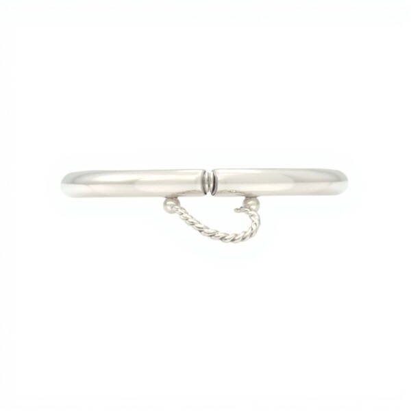 Brazalete esclava-Plata 925 inflada-Sin piedra-BR3025 sinpiedra