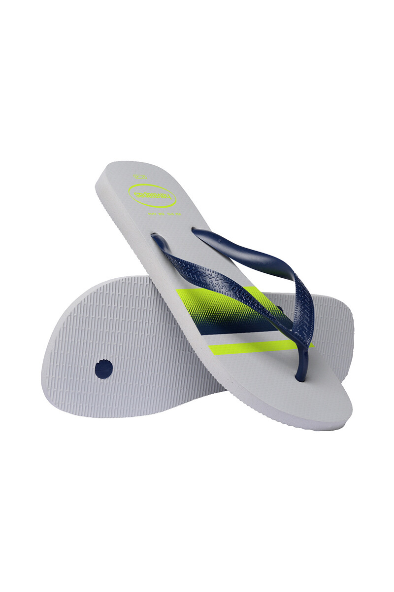 Chancletas Havaianas Blanco y Verde