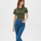Remera Flored Verde Oliva
