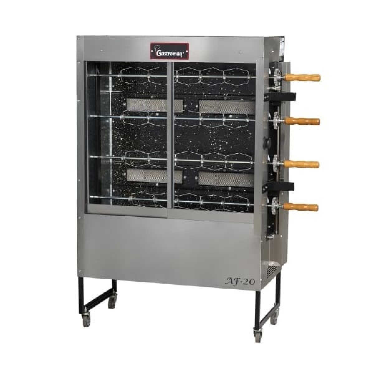 Spiedo a gas para 20 pollos Gatromaq 